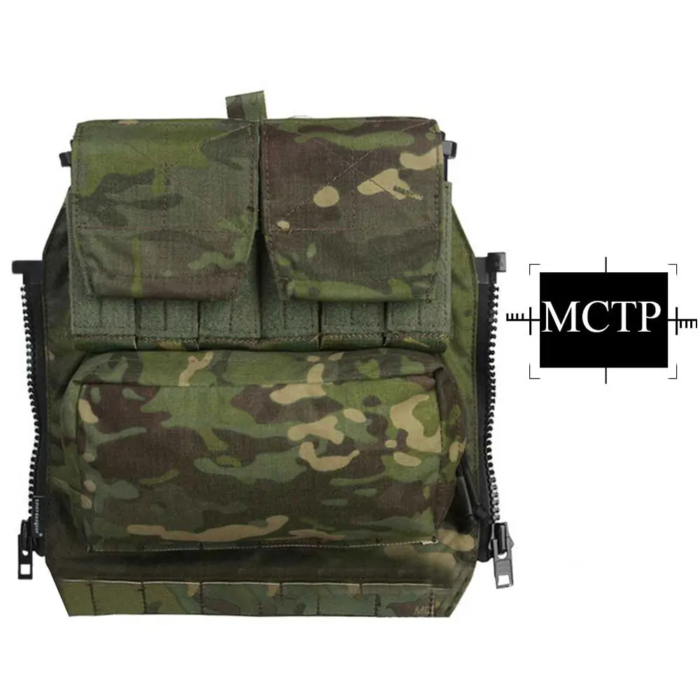 EMERSONGEAR рюкзак с молнией на панели для AVS JPC 2,0 CPC Жилет Охотничий страйкбол Пейнтбол боевой рюкзак мультикам черный EM9286