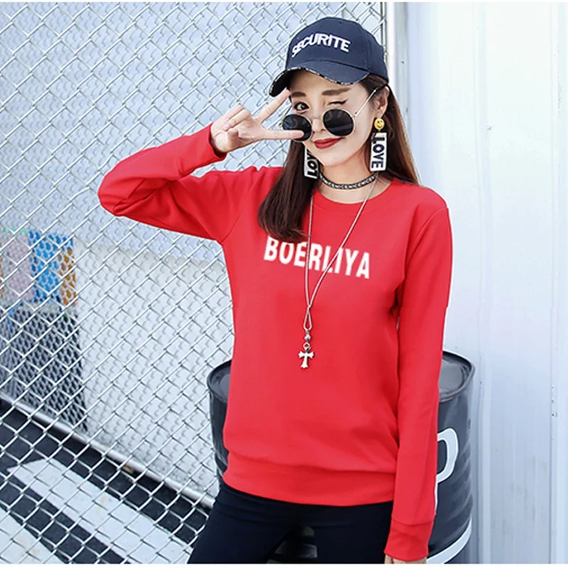 Spring and Autumn Sports Hoodie Women
