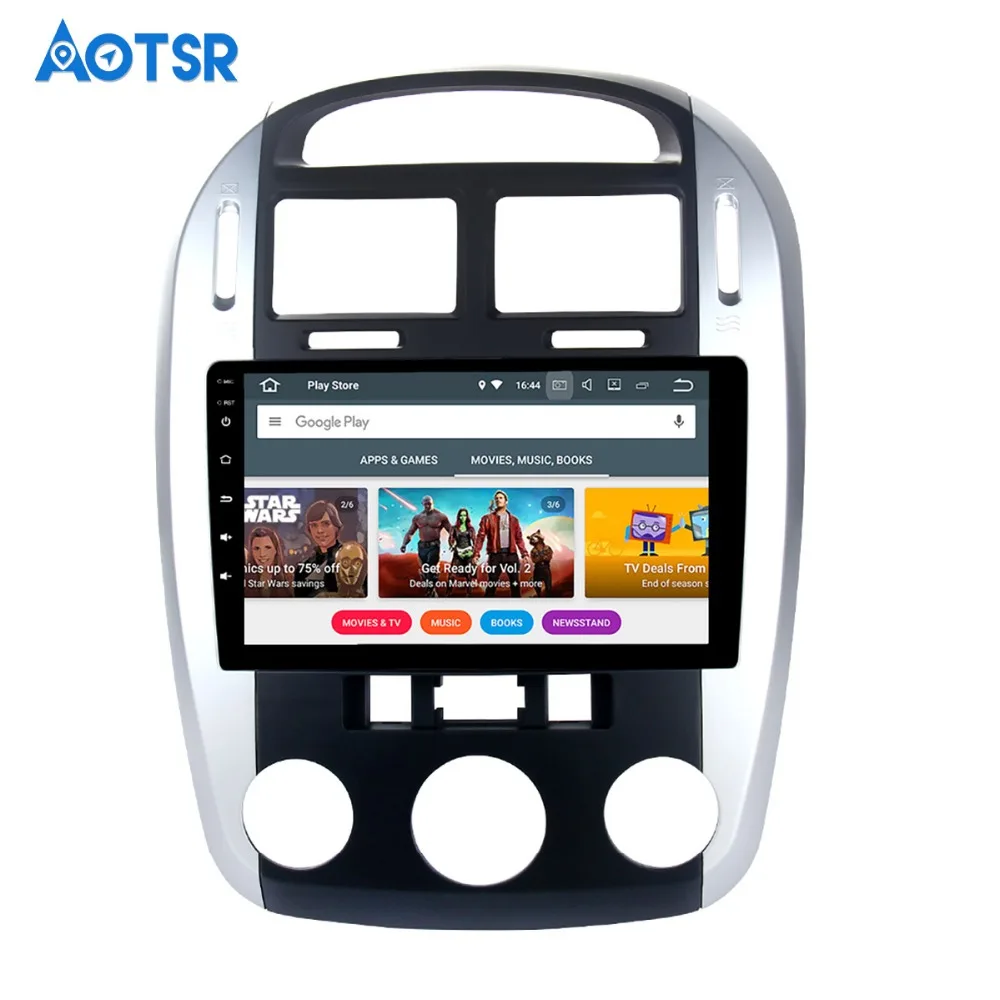 Best Android 8.0 4GB+32GB  Car Multimedia for Kia Cerato Radio 2007 2008 with 9" IPS Touch Screen 1024*600  Navigation PX5 3