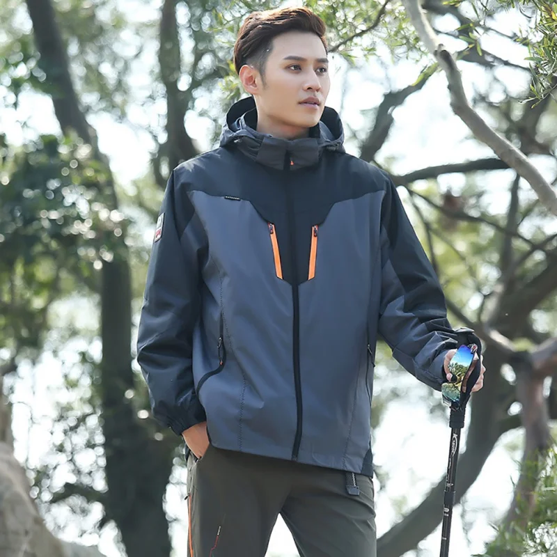 

3 In 1 Men Women Windproof Climbing Hiking Jacket Winter Warm Outdoor Soft Shell Jacket Waterproof Coats Outdoor Hooded M-3XL j