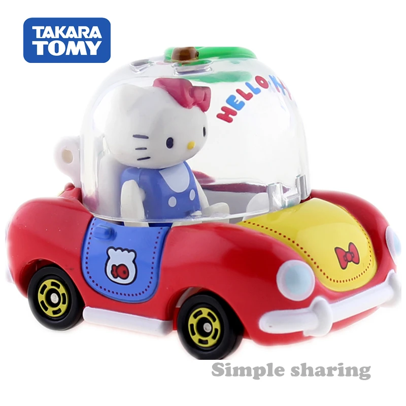 TAKARA TOMY DREAM TOMICA R02 катание на машине Hello Kitty аниме фигурки Детские игрушки литые