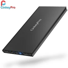 CinkeyPro Power Bank For XiaoMi iPhone 10000mAh 2 Ports USB Portable Charger Adapter Backup External Battery Pack Powerbank