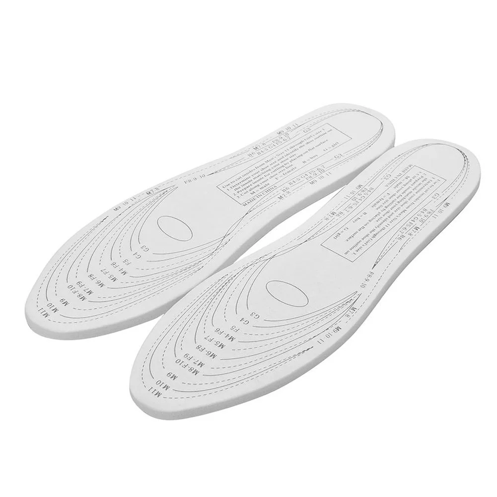 1 Pair Memory Foam insole Breathable Sweat Absorbing Orthotic Arch Comfortable Athletic Insole Shock Sport Shoes Pad