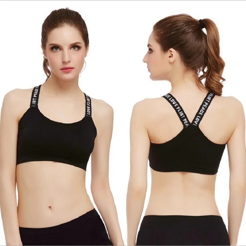 Fitness Woman Tops Breathable Sports Bra Padded Yoga Bras for Women Sport Bra Top Bralette