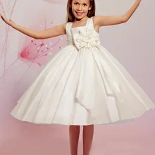 Классический цветочница блесток dress-occasion-party-bridesmaid-wedding-formal-wear! Милый и прекрасный