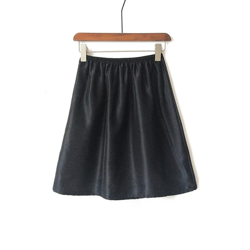 Satin slip cloth versatile anti reflective lining skirt underskirt