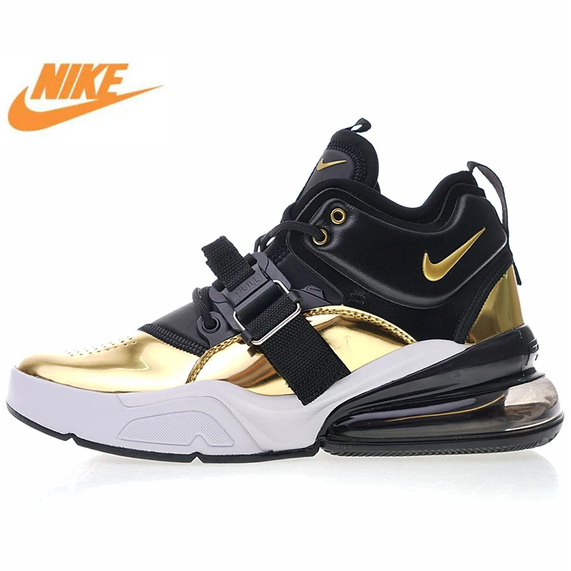 

Nike Air Force 270 QS Gold Standard, Men's Running Shoes, High Quality Shock Absorption Wear-resistant AT5752 700 AH6772 001