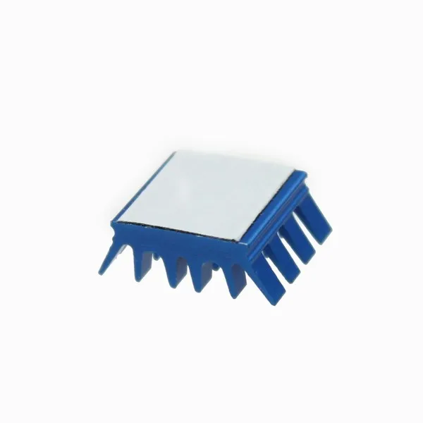 50 шт. синий X-8 компьютер кулер Алюминий радиатор для электронных чип рассеивания тепла охлаждения колодки 18*13*14