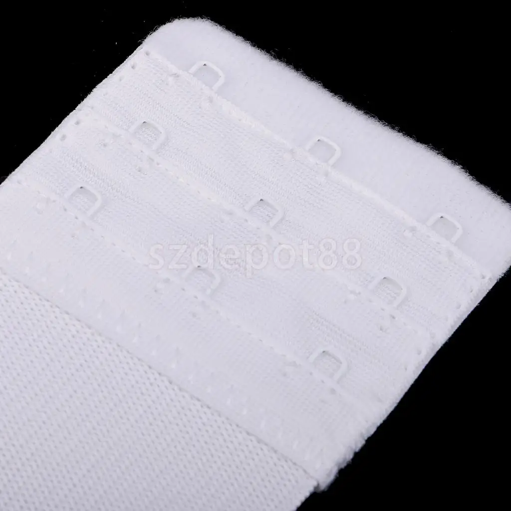 Women 3 Colours Bra Extender 3 Hooks 3 Row Elastic Bra Extension Strap Women's Lingerie Accessories