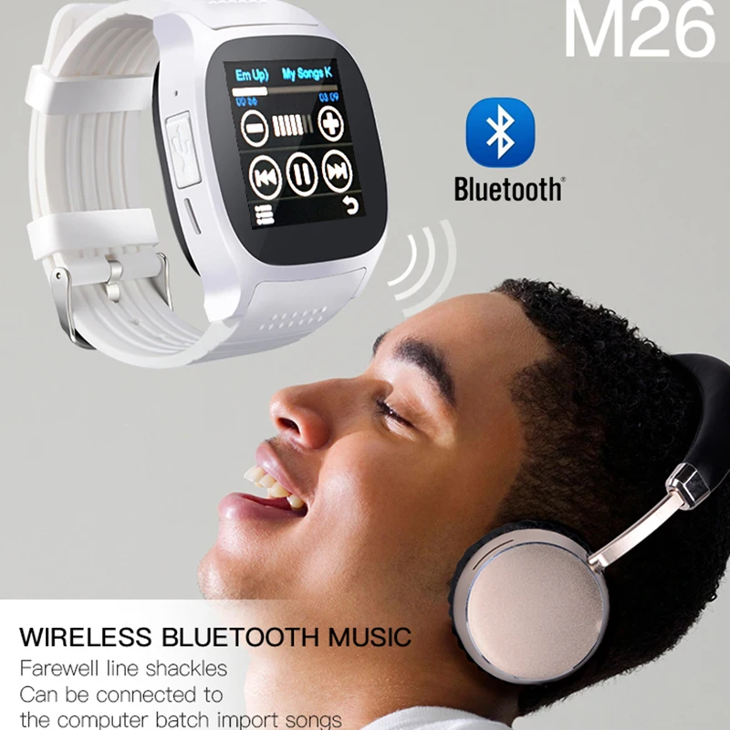 DOITOP M26 BlueTooth BT умные часы для Andriod модные носимые устройства напоминания шагомер