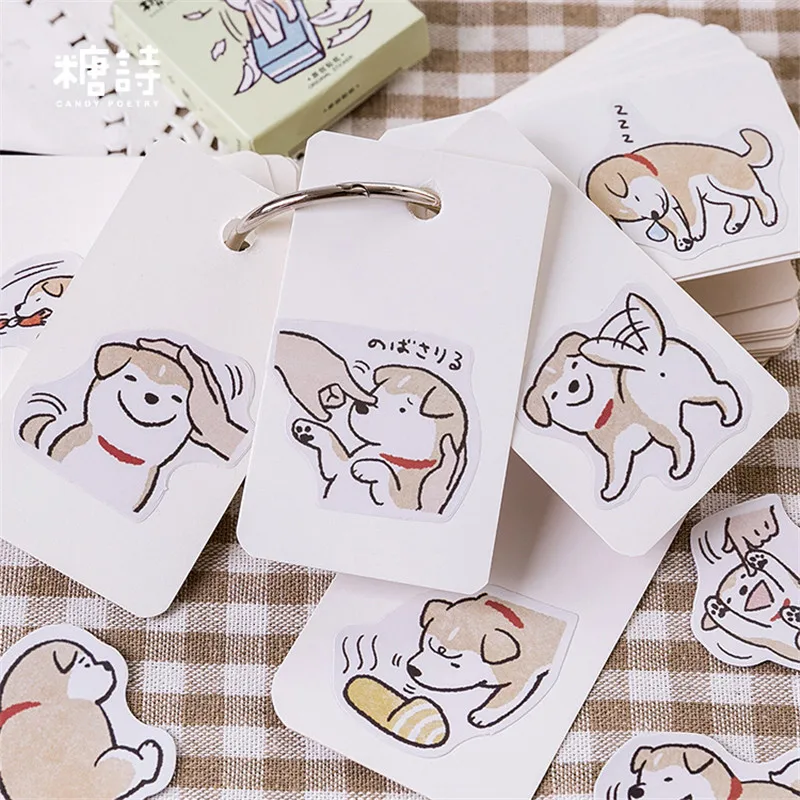 45 шт./компл. kawaii bookmark style New cute dog pattern дневник наклейки планер офисный декор