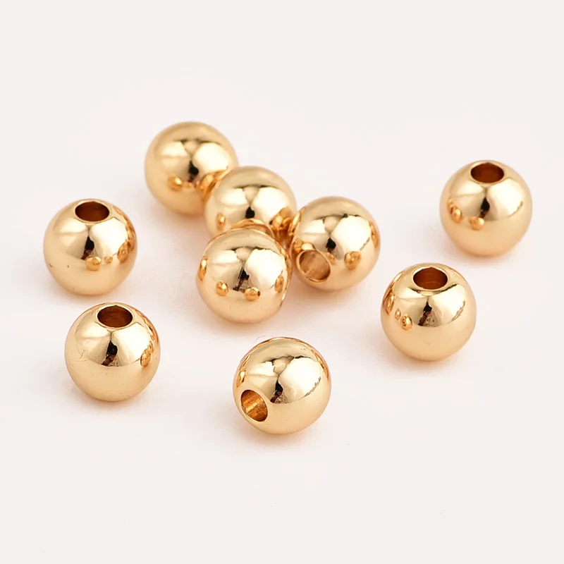 500 Pcs Quality Gold Plated Snowflake Spacer Beads Jewelry findings 8mm 10mm