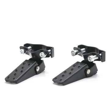 

Motorcycle Retro Adjustable Folding Foot Pegs Pedals Dirt Bike Universal CG125