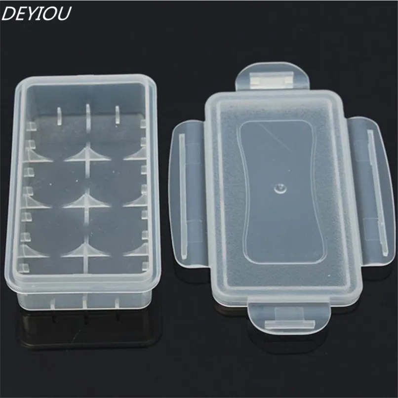 

DEYIOU 2PCS/Lot Battery Case for 18650 18350 Waterproof Dustproof Safe Travel Storage Holder Box 30AP0