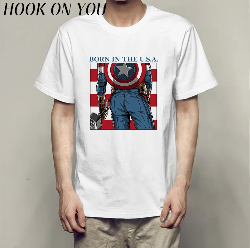 

Captain America design t shirt men/women marvel Avengers Endgame print t-shirt Short sleeve Harajuku t shirts modal Camiseta