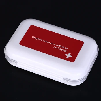 

1pc Folding 8 Grids Pill Box Portable Makeup Container Jewelry Pill Case Plastic Storage Box Pill Box