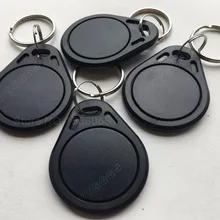 250 шт. RFID брелоки цепи 125 кГц близость ABS ключевые теги перезаписываемый Управление доступом T5577 замок двери