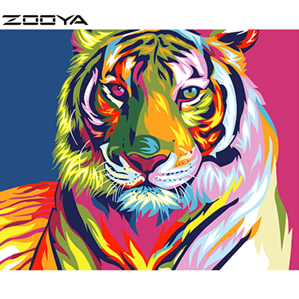 ZOOYA рукоделие алмазная живопись животные Сделай Сам Алмазная вышивка цветная