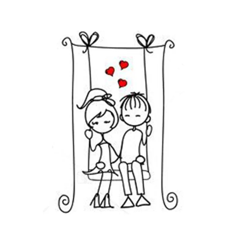 

Boy and Girl Are Swinging Metal Cutting Dies for Scrapbooking New Dies 2019 Die Cuts for Card Making Craft Dies Stitch Troqueles