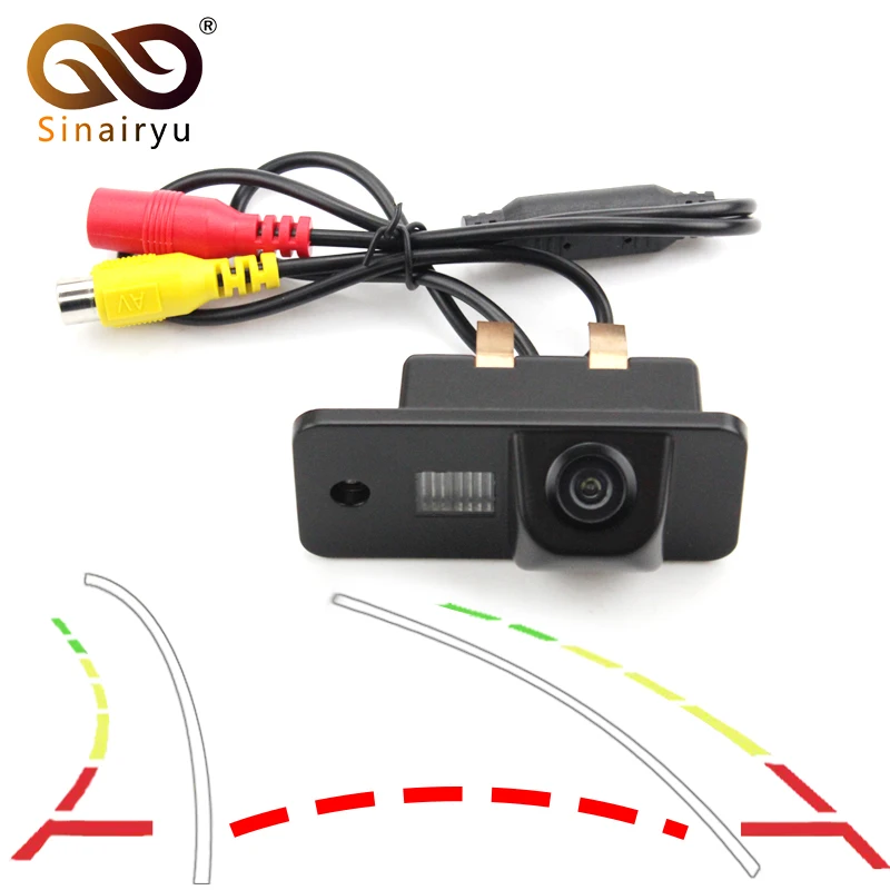 Sinairyu Intelligent Dynamic Trajectory Tracks Rear View font b Camera b font For Audi A3 A4