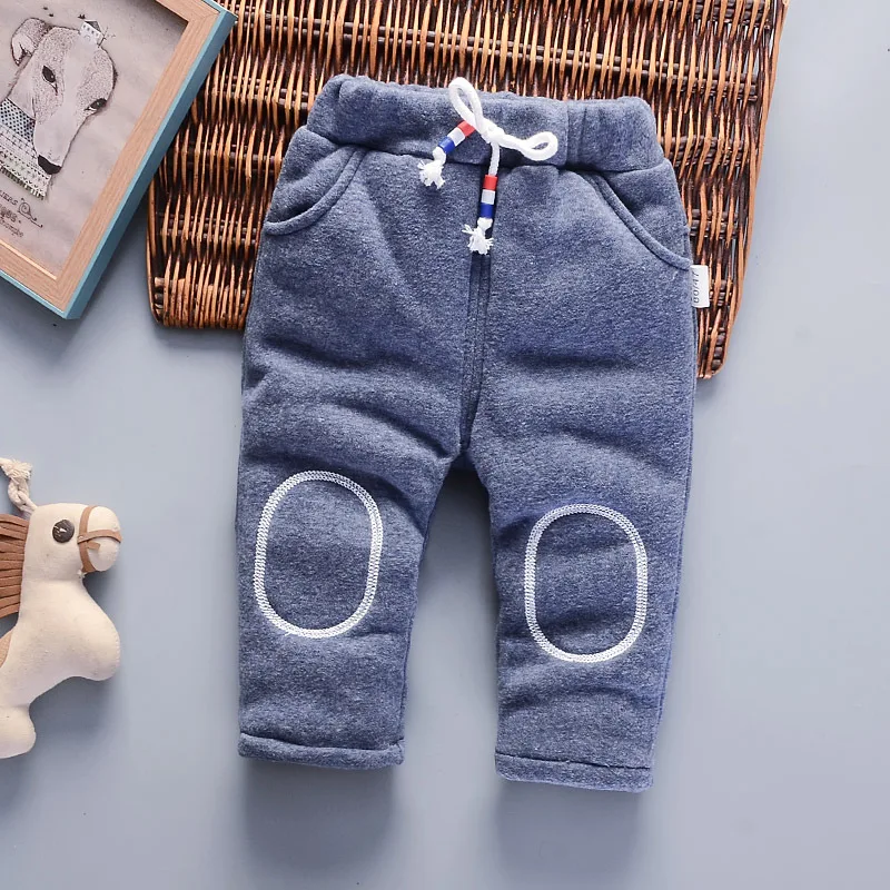 

Girls winter thicken trousers children casual cartoon warm velvet pants for baby boys kids cotton clothes girls outfits