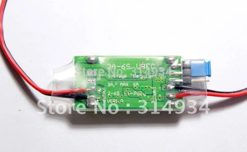 10 шт./лот щеточный электронный регулятор скорости Hobbywing 5V 6V переключаемый