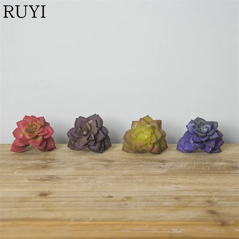 

Artificial Luna lotus plant PE hand feel real touch simulation green plant shop window wedding decoration for home office 1pcs