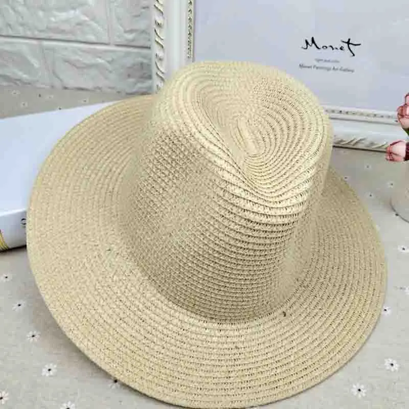 جديد قبعة صيفية عارضة الرجال والنساء قبعات من القش البرية السياحة شاطئ كاب الشمس القش المرأة في الهواء الطلق شاطئ الشمس قبعات شحن shiping
