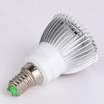 

New High Quality E27 E14 GU10 8W 18-LED Plant Grow Light Bulb Hydroponic Veg Flower Full Spectrum Drop Shipping