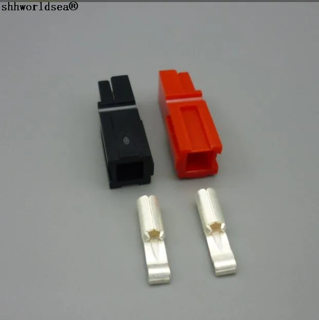 

shhworldsea 50pairs New ANDERSON 30A 600V Power car Connector Battery Plug+terminals Socket kits For forklift electrocar