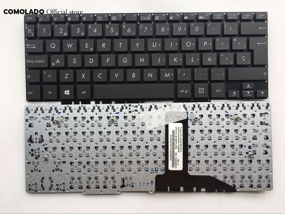 SP Spanish keyboard for ASUS VivoTab TF810C black without frame Layout | Компьютеры и офис