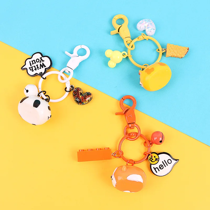 

High Quality 2019 New Bluelans Cute Cartoon Panda Pendant Keychain Bag Handbag Hanging Key Ring Xmas Gift