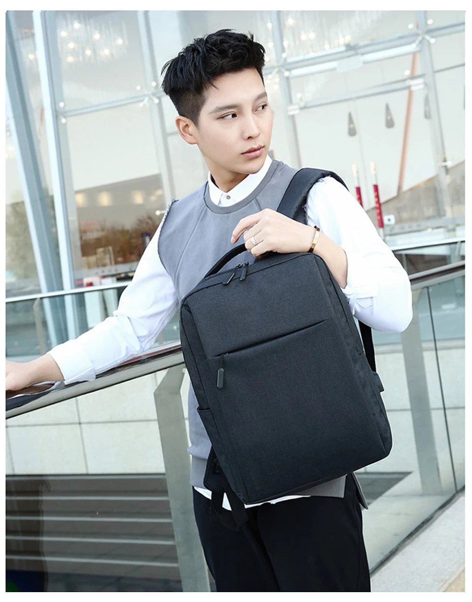Mens Backpack 15.6 Inch Laptop Backpacks Male Notebook Back Pack USB Charging Travel Bagpack Student Waterproof Women Style Bags (25)