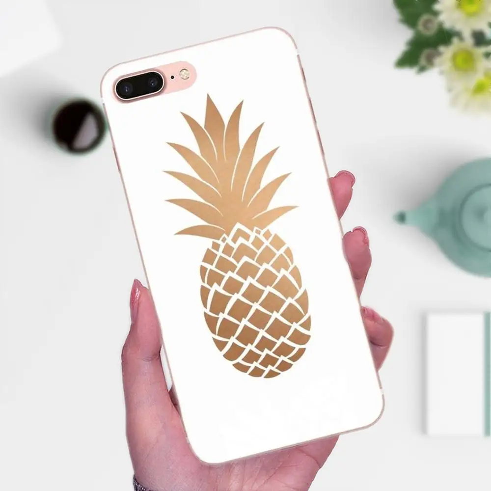 Летние фрукты ананас для Galaxy J1 J2 J3 J330 J4 J5 J6 J7 J730 J8 2015 2016 2017 2018 мини Pro мягкие ТПУ