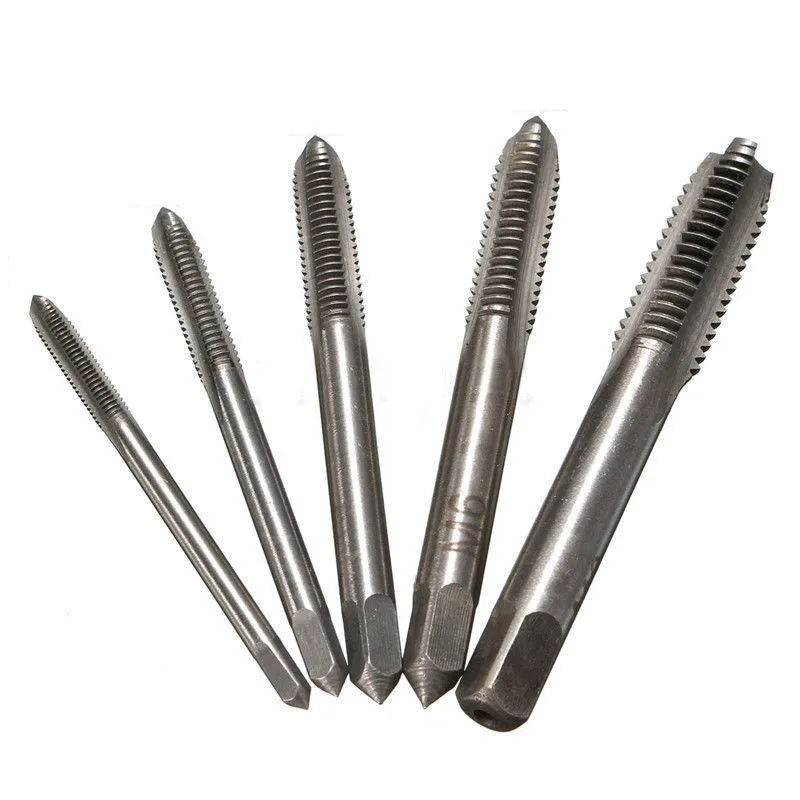 WXQ-XQ 7Pcs Spiral Hand Thread Tap Screw Spiral Point Thread Metric Plug Drill Bits M3 M4 M5 M6 M8 M10 M12 Hand Tools WXQ-XQ 7Pcs Spiral Hand Thread Tap Screw Spiral Point Thread Metric Plug Drill Bits M3 M4 M5 M6 M8 M10 M12 Hand Tools