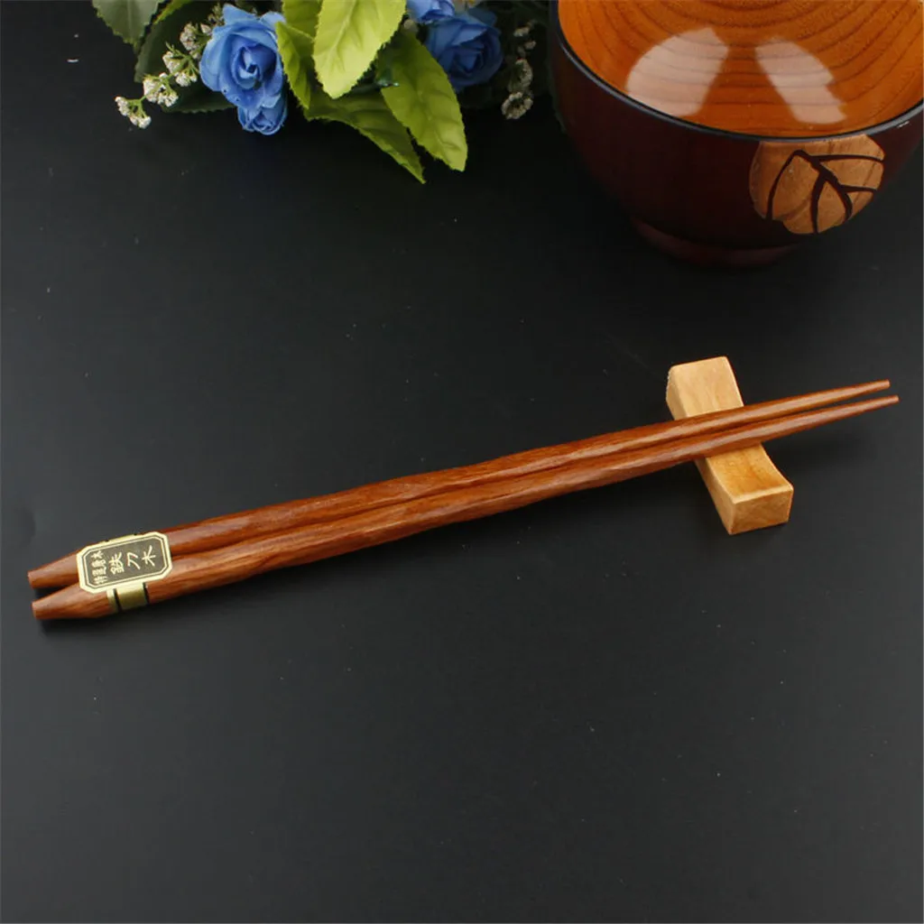 5 пар японские многоразовые палочки для еды из натурального дерева набор столовых приборов китайские палочки для еды
