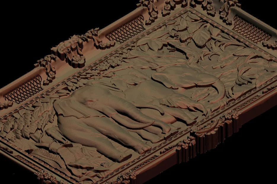 Модель 3D STL для фрезерного станка с ЧПУ гравировальный станок рельефный Artcam aspire