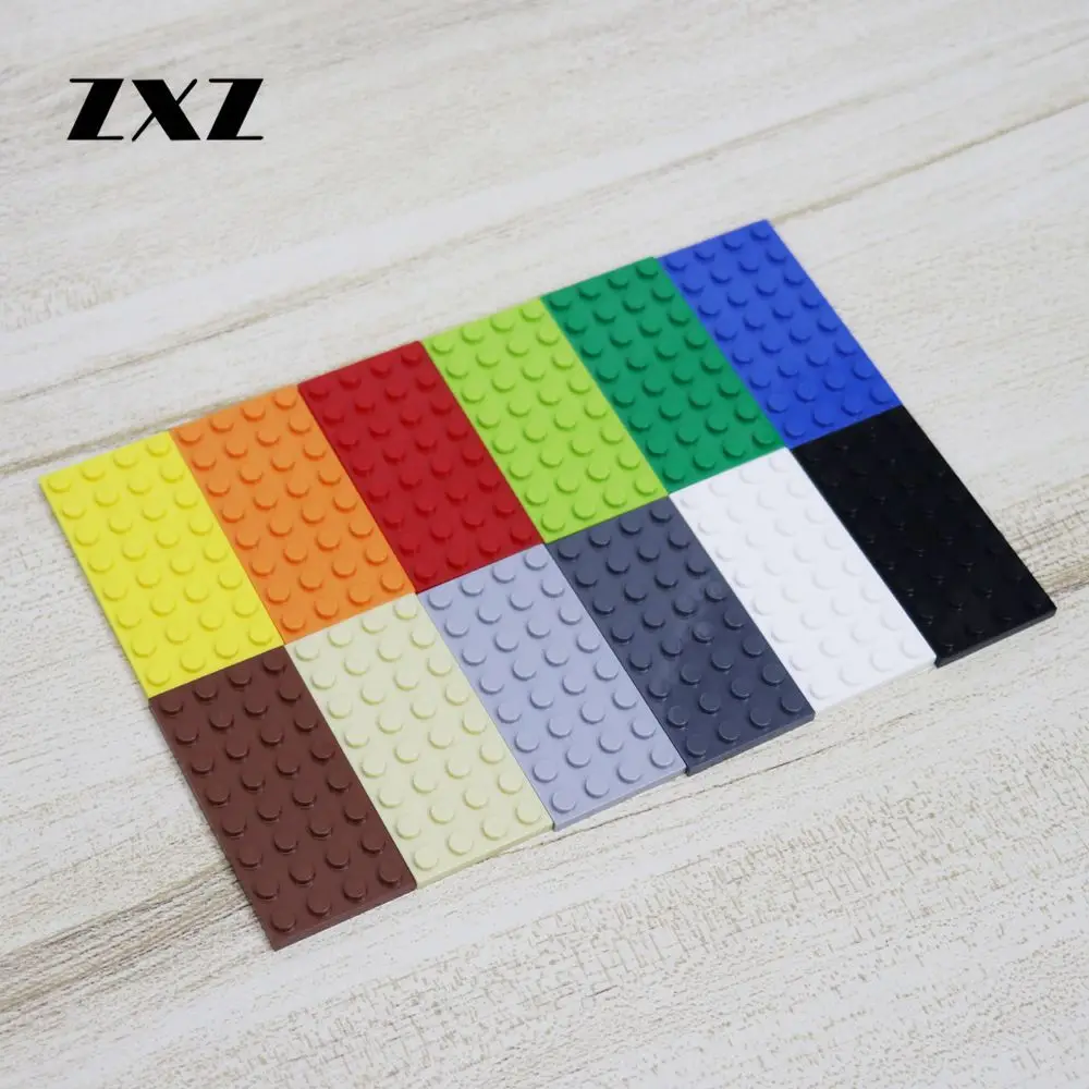 

MOC Building Blocks Bricks Base Plate 4 x 8 DIY Assembles Toys for Children Compatible With Legoes 3035 Block Sets 50pcs/lot