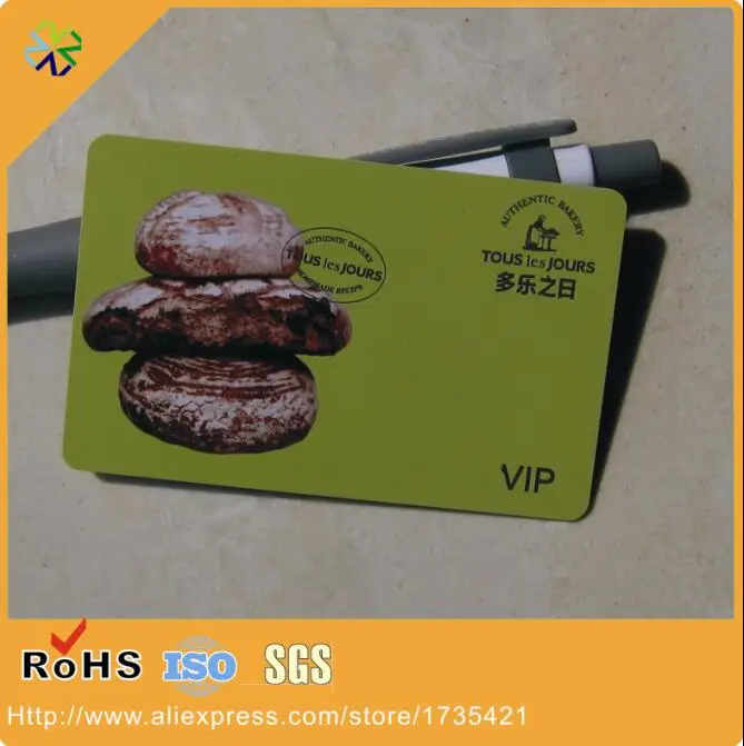 (2000pcs/lot) factory price CMYK offset printed QR code printing plastic card | Канцтовары для офиса и дома