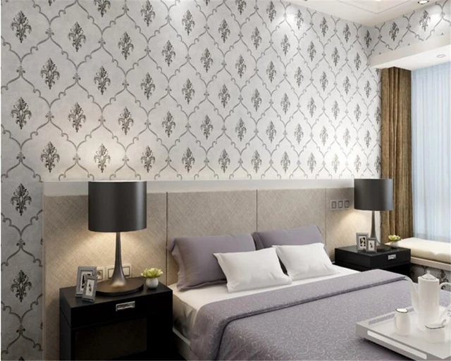Beibehang zilvergrijs. hemelsblauw. luxe geel. behang roll ... Beibehang zilvergrijs. hemelsblauw. luxe geel. behang roll ...