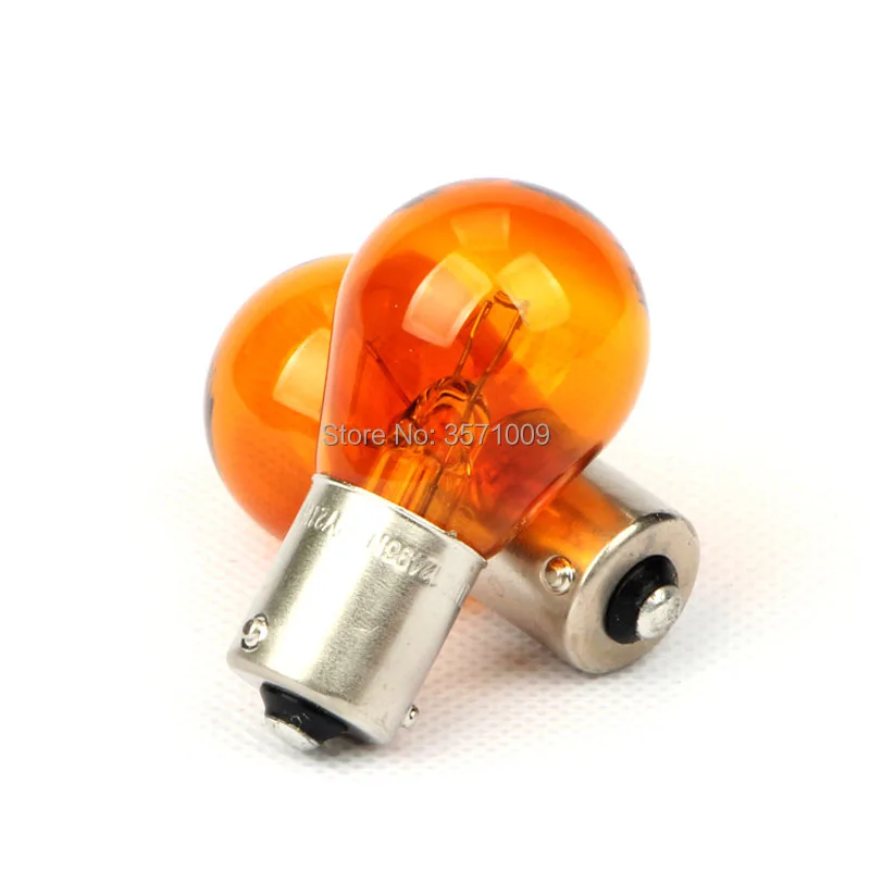 Настоящая часть 4 шт./лот галогенные фары для 12496 cp PY21W 12V 21W BAU15s лампы blake ширина