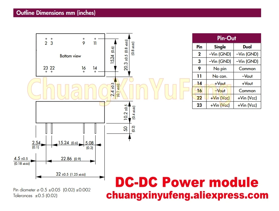 TRACO модуль питания Φ 24V 12V 3W 9V 36V|Запасные части| |