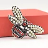 CINDY XIANG 2 Colors Choose Rhinestone and Pearl Bee Brooches for Women Vintage Jewelry Fashion Insect Brooch Pin High Quality ► Photo 3/5