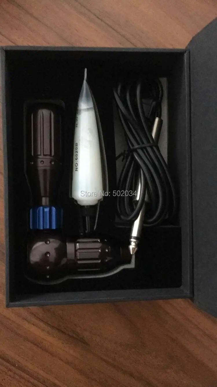 

Freeshipping Tattoo eyebrow manual pen Pro Liner&Shade Motor rotary Tattoo Machine Brown Rotary Gun,Aluminum Rotary Tattoo Gun