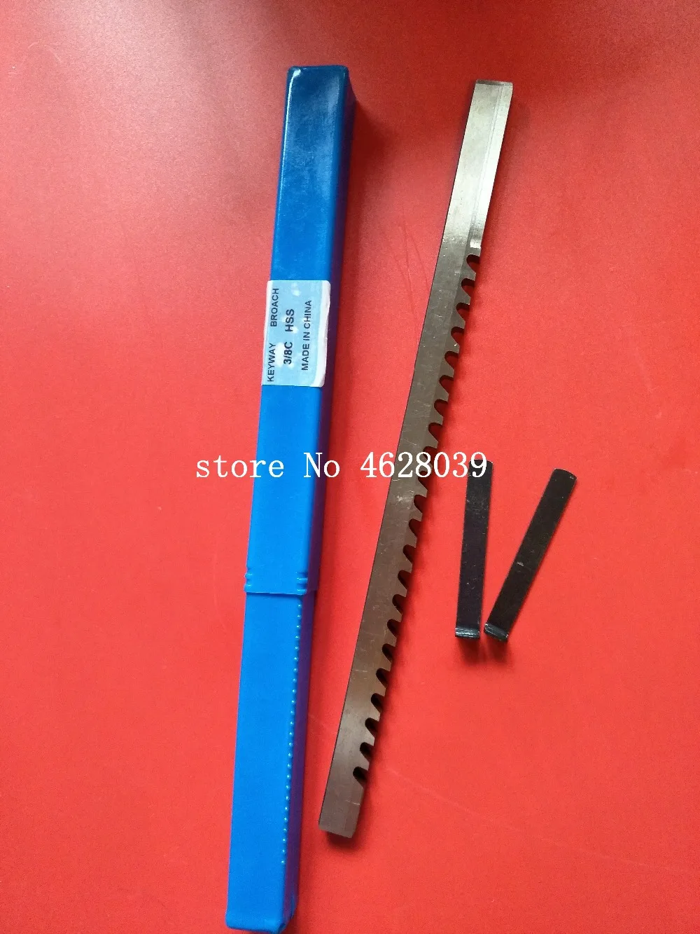 

HSS Broach 3/8 C Push-Type Keyway Broach Inch Size Broach Cutting for CNC Machine Tools with Shims