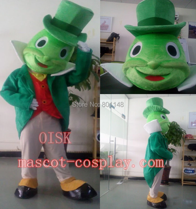 OISK Actual picture Jiminy Cricket clown Furry Mascot Costume Character  Costume school mascots cartoon costumes movie|movie craft|costumes  oldcostume jewelry for kids - AliExpress
