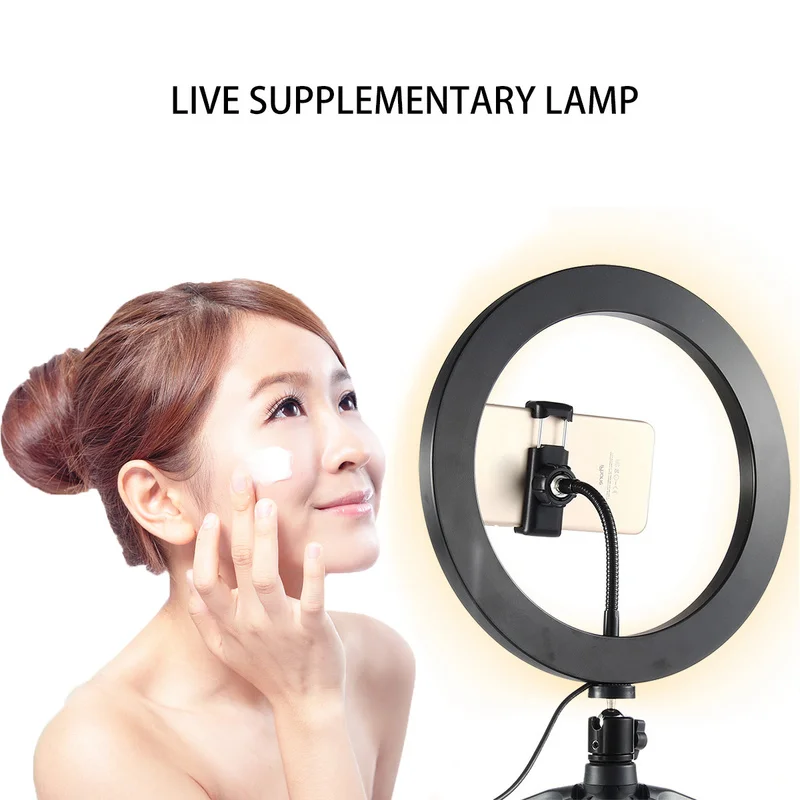 

10'' 45cm Dimmable LED Ring Light Lamp 60Ws 3000~6000K 480 LED with Light Stand for Photo Video Lighting Kit Led Ring Light