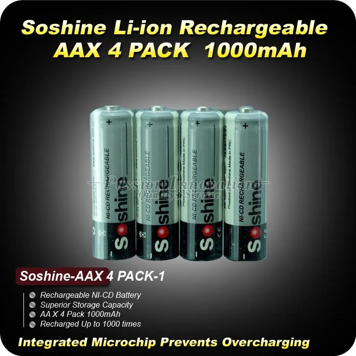 4PCS High Power Ultimate AA lithium Ni CD battery AA