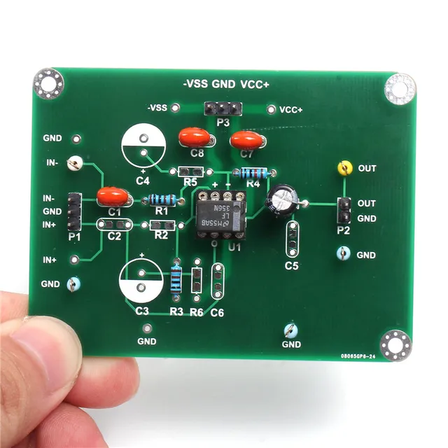 Inverter Amplifier Module Inverting Op Amp Experiment Board AC DC