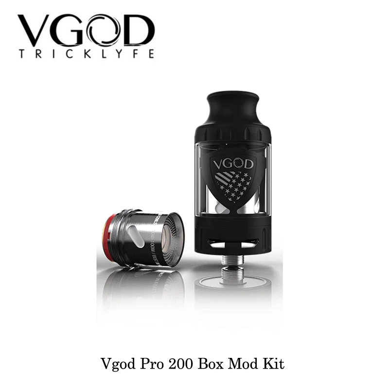 Электронные сигареты Vgod Pro 200 коробка мод комплект с VGOD SUBTANK 5 мл Регулируемый